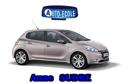 L'auto-cole Anne SUDRE
dispose de 3 vhicules Peugeot 208