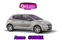 L'auto-�cole Anne SUDRE
dispose de 3 v�hicules Peugeot 208